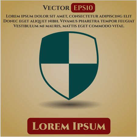 Shield (Safety) icon vector illustration
