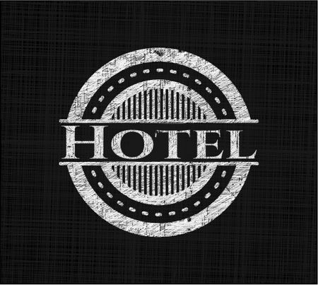 Hotel chalk emblem