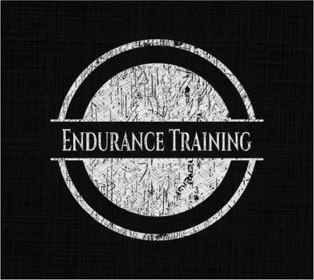 Endurance Training on chalkboard