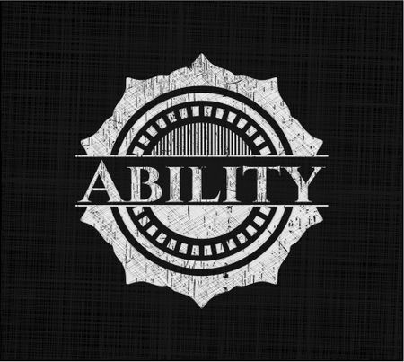 Ability chalkboard emblem