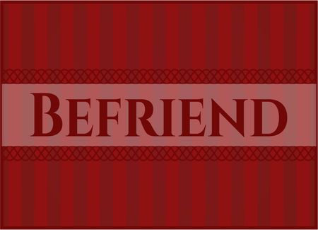 Befriend card