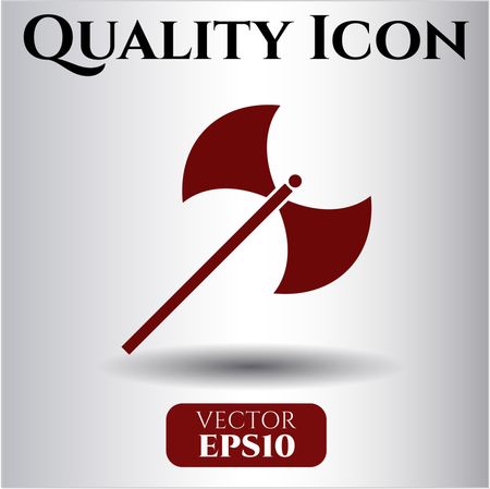Medieval axe icon