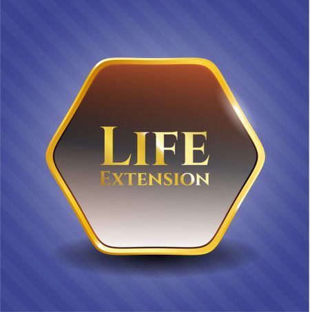 Life Extension gold shiny badge