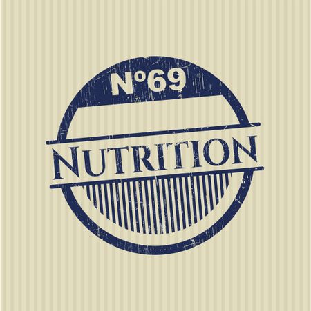Nutrition grunge seal
