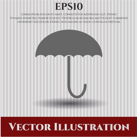 Umbrella icon vector illustration