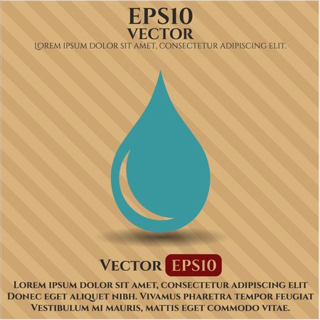 Drop icon vector illustration