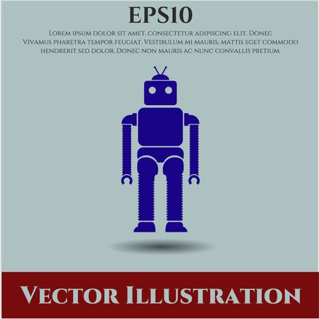 Robot vector icon