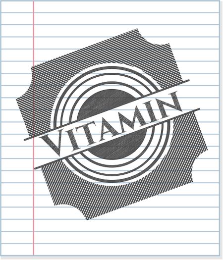 Vitamin draw (pencil strokes)