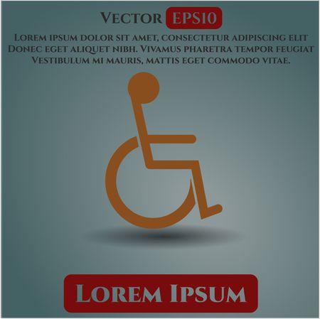 Disabled (Wheelchair) icon or symbol