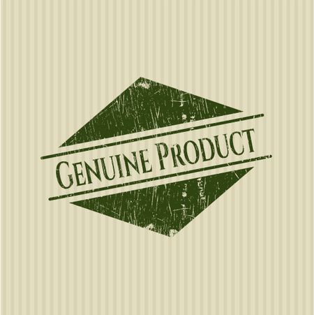 Genuine Product rubber stamp