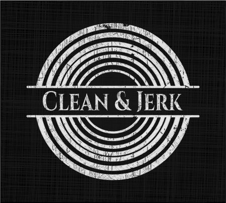 Clean & Jerk written on a blackboard