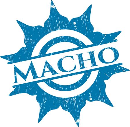 Macho rubber grunge texture stamp