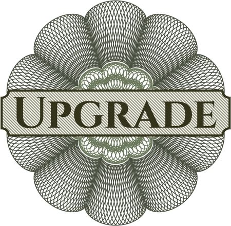 Upgrade rosette or money style emblem
