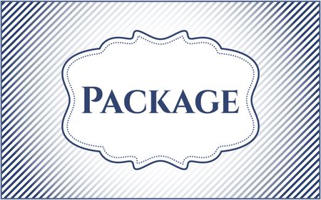 Package colorful banner