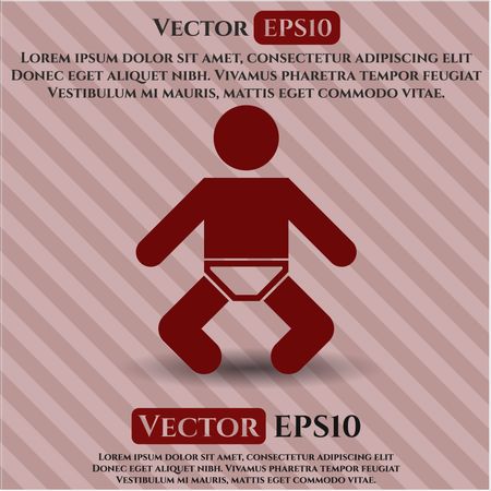 Baby icon vector illustration