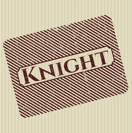 Knight rubber stamp