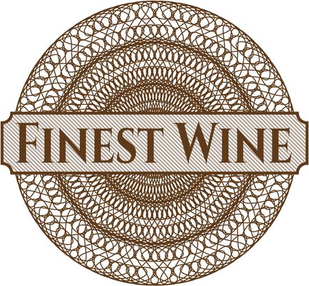 Finest Wine abstract linear rosette