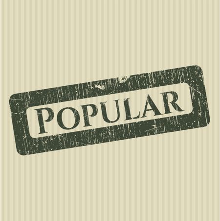 Popular rubber grunge stamp