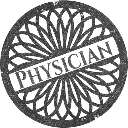 Physician pencil emblem