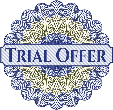 Trial Offer abstract rosette