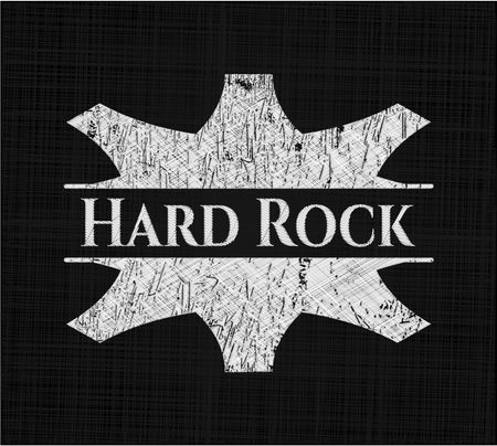 Hard Rock on blackboard