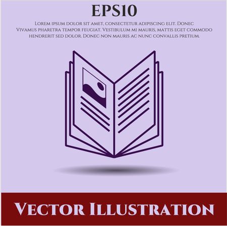 Book vector icon