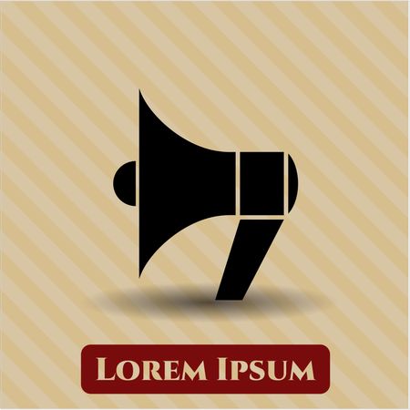 Megaphone icon or symbol