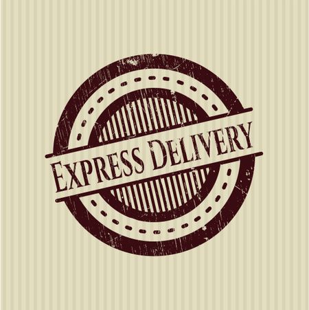 Express Delivery rubber stamp
