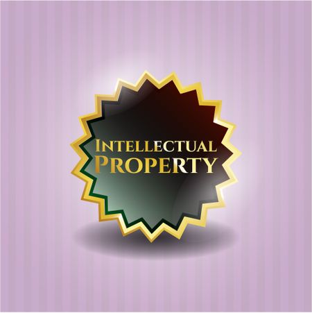 Intellectual property shiny emblem