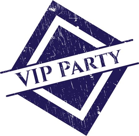 VIP Party grunge seal