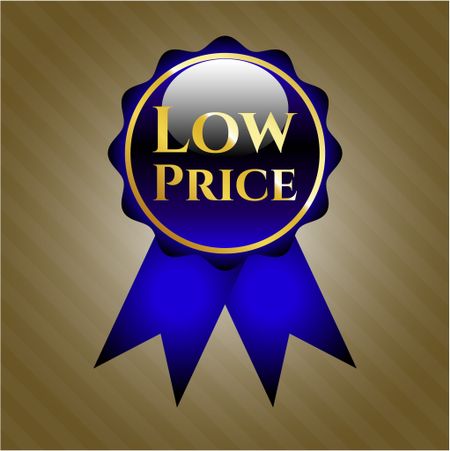 Low Price gold shiny emblem