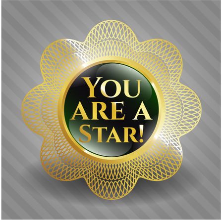 You are a Star! gold shiny badge