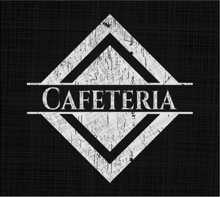 Cafeteria chalk emblem