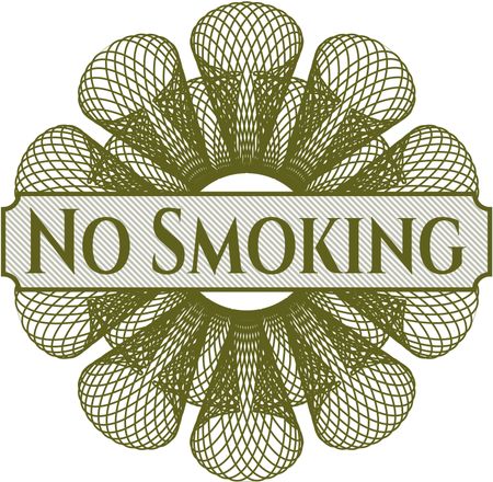 No Smoking rosette