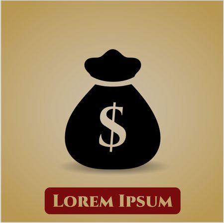 Money Bag icon vector illustration