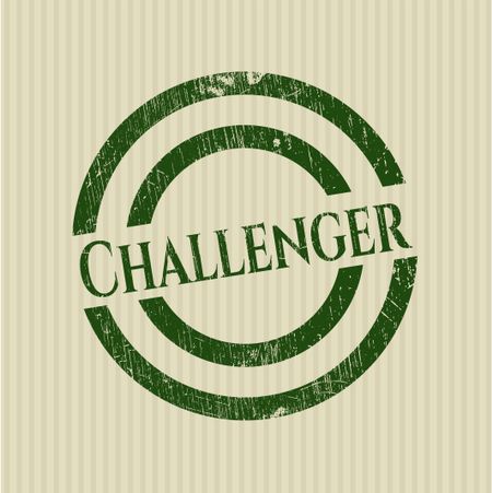 Challenger grunge style stamp
