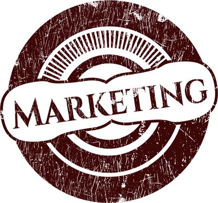 Marketing grunge style stamp