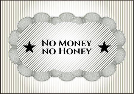 No Money no Honey card