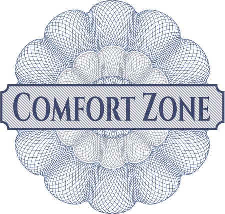 Comfort Zone abstract linear rosette