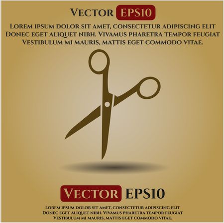 Scissors vector symbol