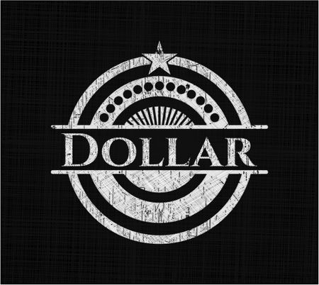 Dollar chalk emblem