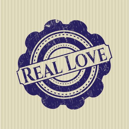 Real Love rubber grunge texture seal