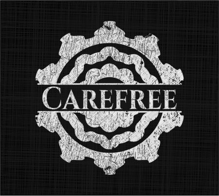 Carefree chalkboard emblem