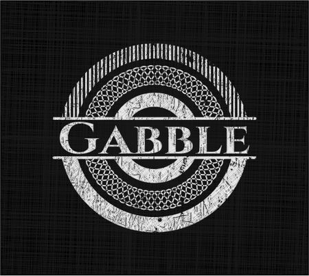 Gabble chalkboard emblem