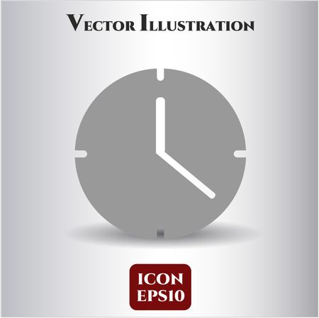 Clock (Time) icon vector illustration