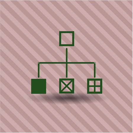 Flowchart vector symbol