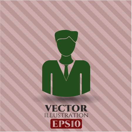 Businessman vector symbol