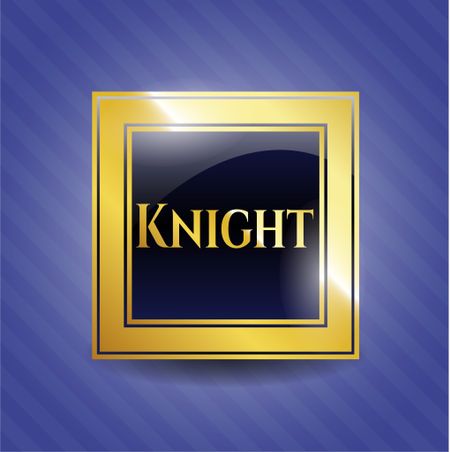 Knight gold badge