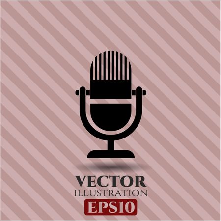 Microphone high quality icon