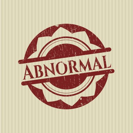 Abnormal grunge seal